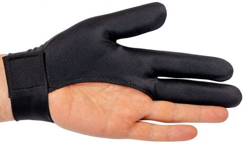 Перчатка для игры в бильярд на левую руку, черная — Longoni